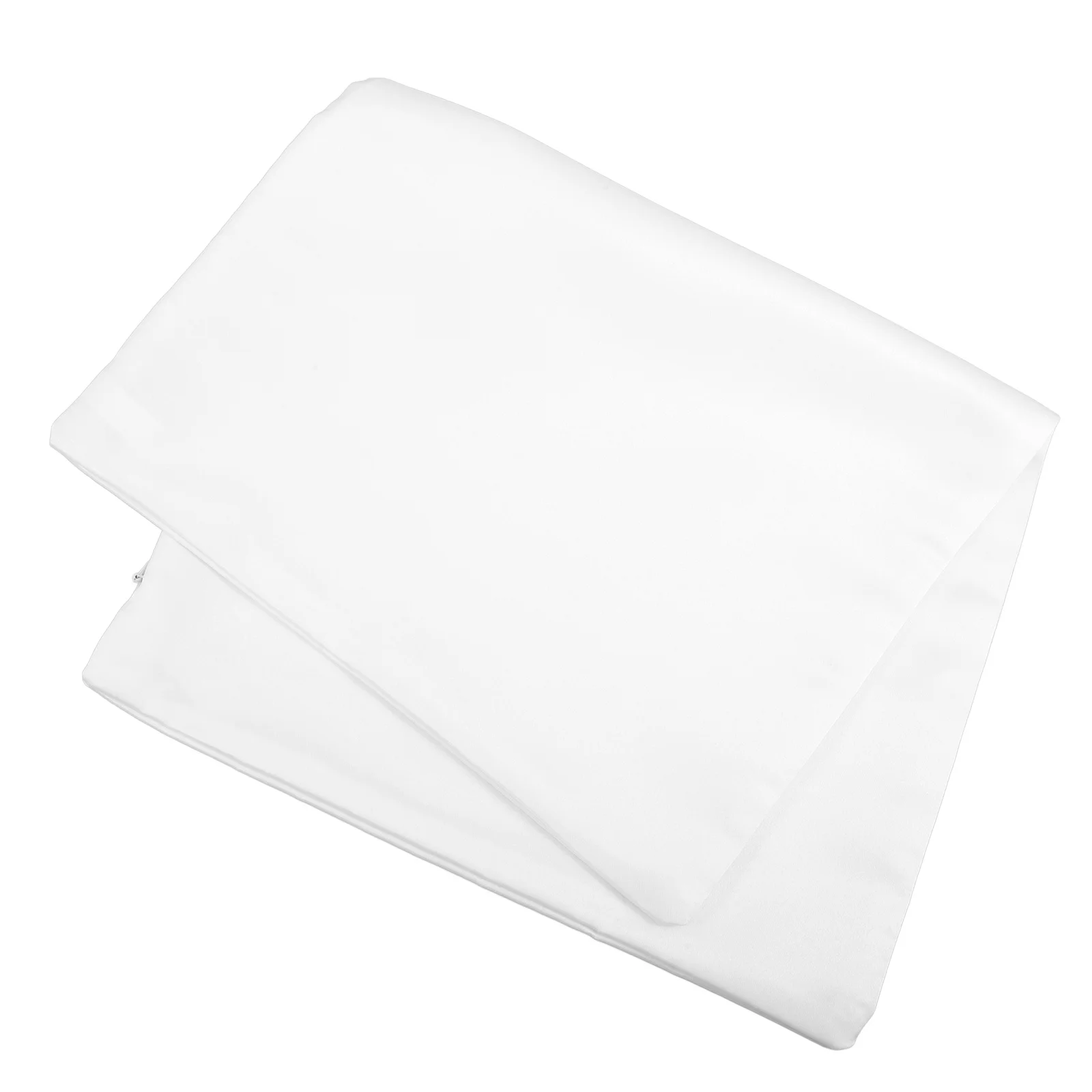 

2 Pcs Pillow Covers Protector Double-sided Blank Pillowcase Bed Pillowcases Protectors with Zipper