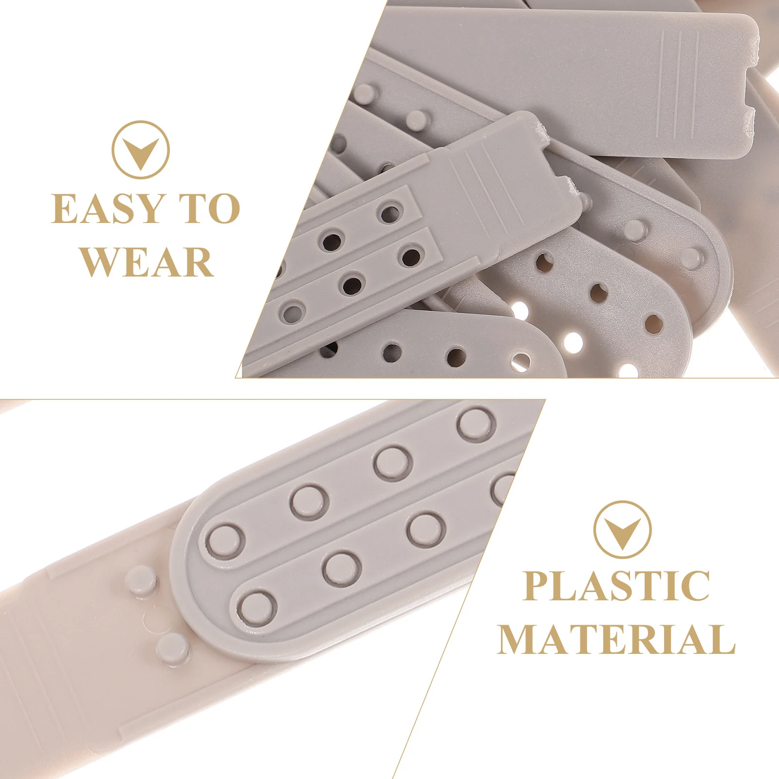 

10Pairs Hat Buckle Adjustable Cap Extenders Portable Replacement Snapbacks Strap for Hats Accessories Hat Buckle