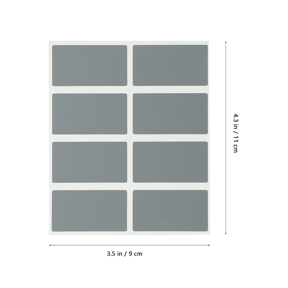 200pcs 스크래치 카드 스티커 23x42mm 회색 DIY 껍질 스틱 레이블 생일 게임 상품 스크래쳐 직사각형