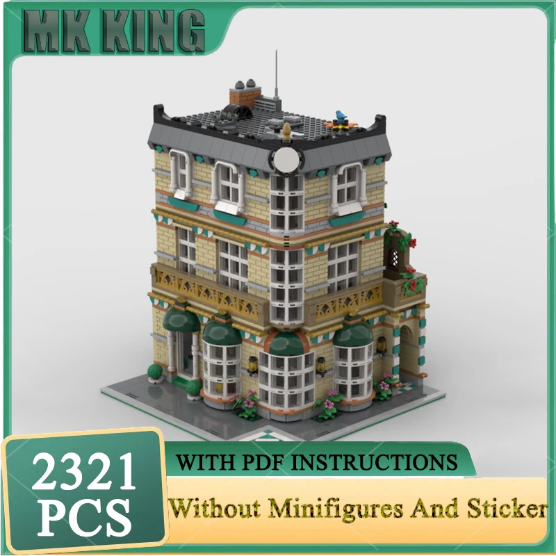 

Street View Model Moc Building Blocks The University of the Arts Model Technology Bricks DIY Assembly Toys Construstion Gifts