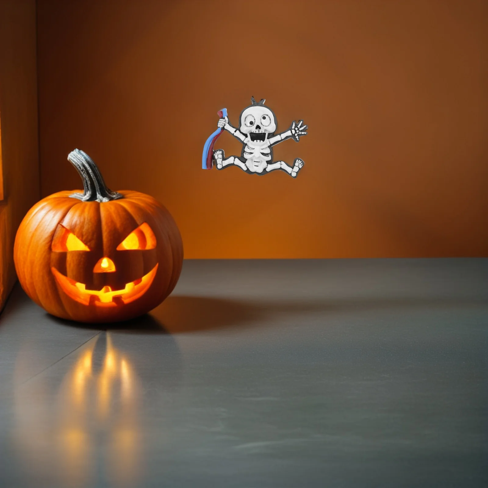 

Resin Skull Sculpture Halloween Light Switch Sticker Spooky Wall Decals Gothic Outlet Stickers Home Decoration