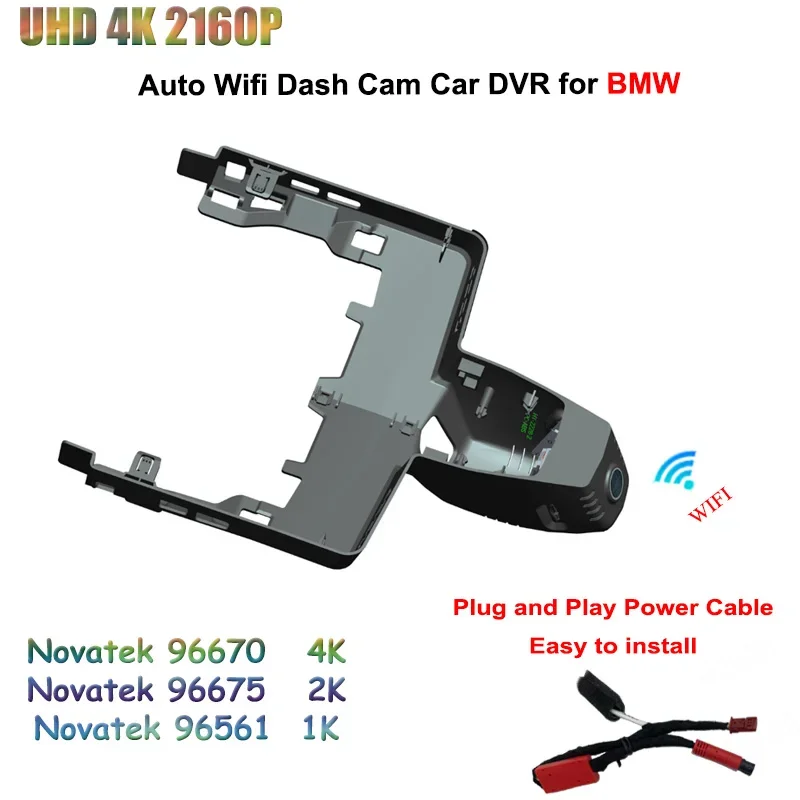 

Автомобильный видеорегистратор Ultra HD 2160P 4K, 2K WIFI, 24 часа, специальный видеорегистратор, видеорегистратор для BMW IX 2022, высококачественный регистратор для вождения