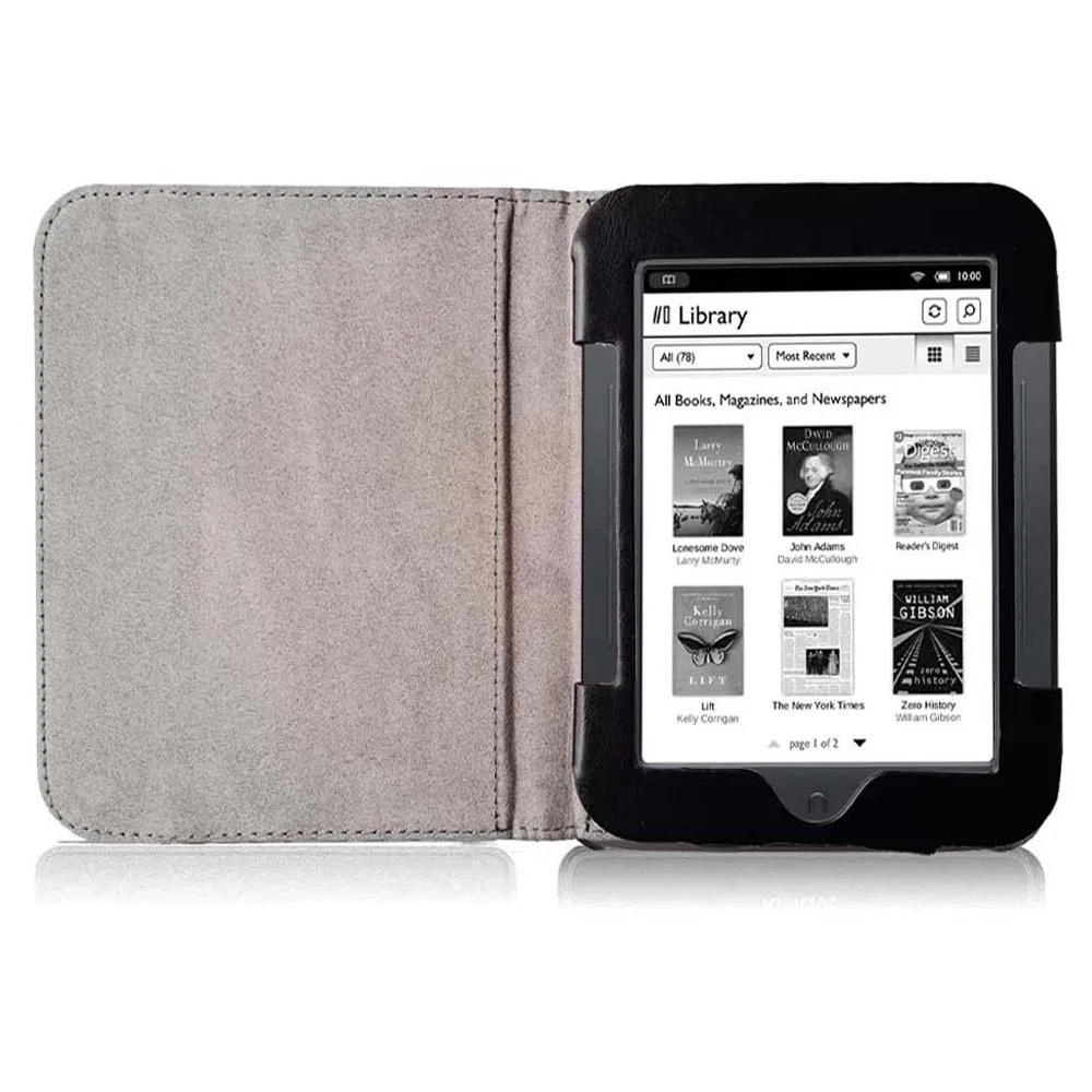 PU Cover For Barnes & Noble 6 Inch NOOK 2 Ereader Protective Case NOOK 3 E-book Simple And Lightweight Protective Sleeve