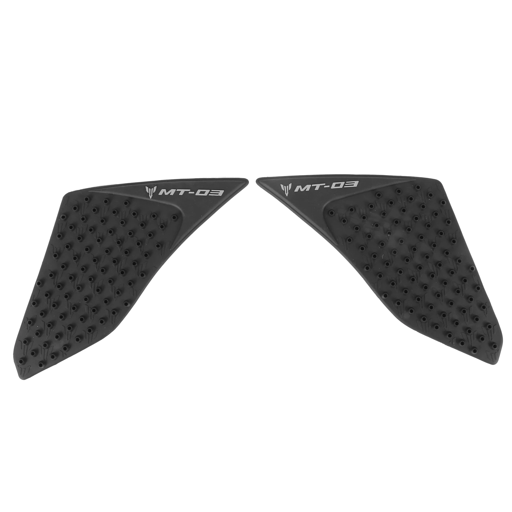 

NEW-Motorcycle Tank Pad Protector Sticker Decal Gas Fuel Knee Grip Traction Side For MT-03 MT03 MT 03 2015-2016