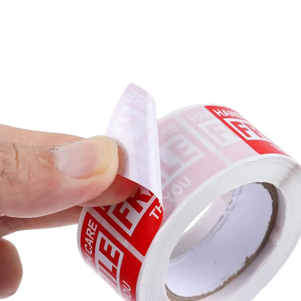 250PCS Fragile Warning Sticker Care Shipping Special Tag Do Not Bend Label Handle With Care Keep for Shipping Moving Packing