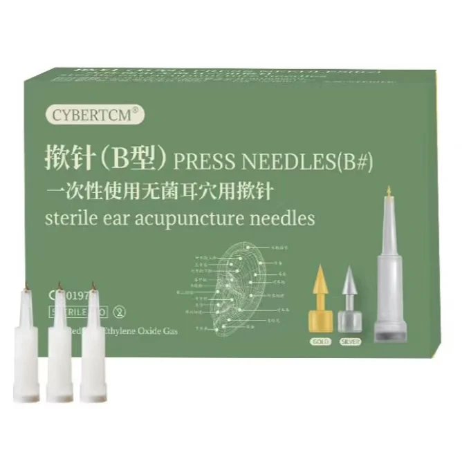 Disposable Sterile auricular Needle, Semi Permanent Needle