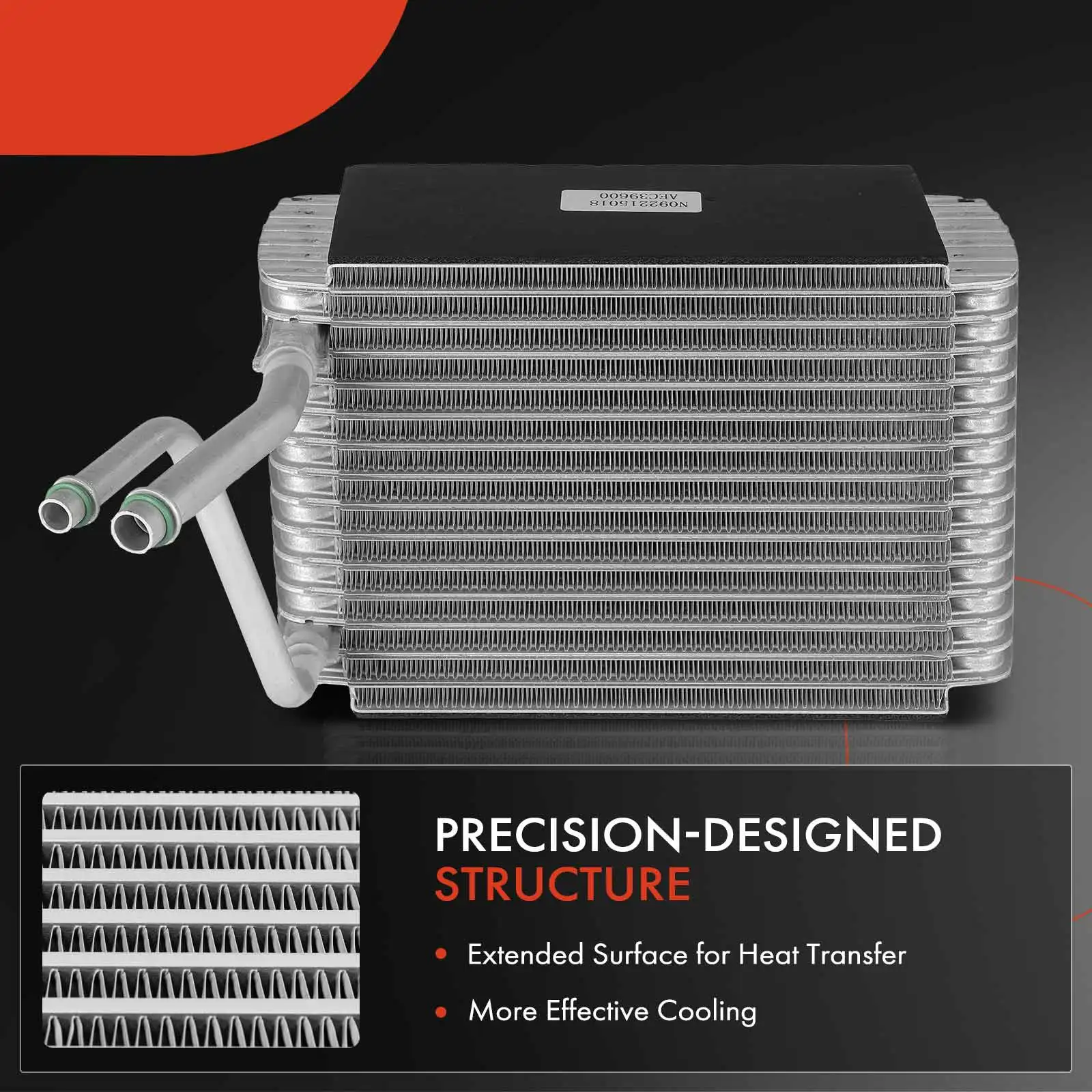 A-Premium Rear Side A/C Evaporator Core for Ford Expedition 2005-2017 Lincoln Navigator 2009-2017 - view 4