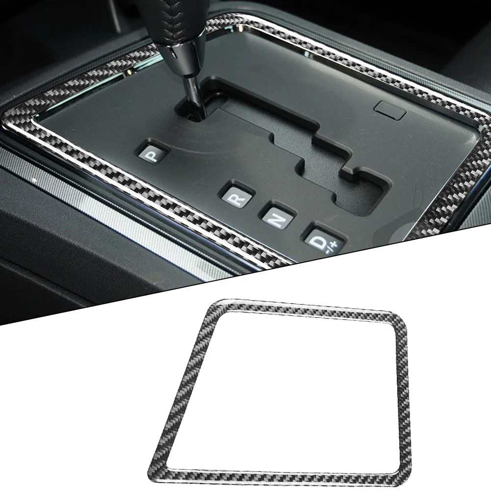Car Gear Shift Frame Cover Trim Performance/Custom Brand New for durable Fiber High Quality For Dodge Car Gear