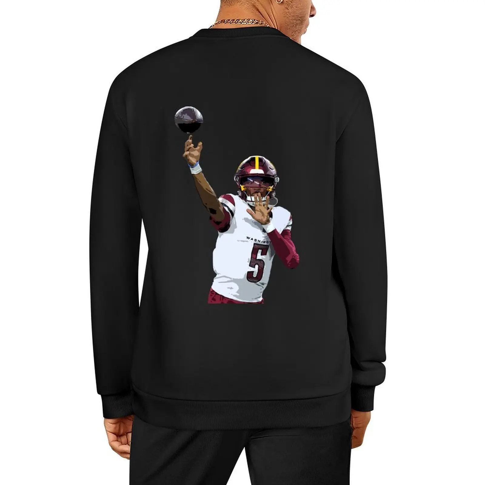 

Jayden Daniels Pullover japanese style men's winter sweater male clothes mens clothes anime sweatshirt