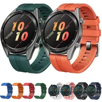 Correa de reloj de 22mm para Samsung Galaxy Watch 5 pro 4 6 classic Active, pulsera de silicona deportiva de 20mm, huawei watch gt 3-2-2e-pro band