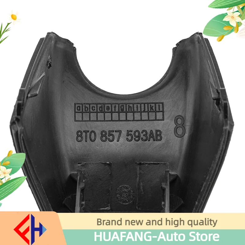 غطاء مرآة رؤية خلفية داخلية سوداء ، 8t0857593ab4pk لـ A3 ، a4 ، a4 ، جميع الطرق ، a5 ، a6 ، rs5 ، s3 ، s4 ، s5 ، s6 ، tt Rs ، tts ، جودة عالية