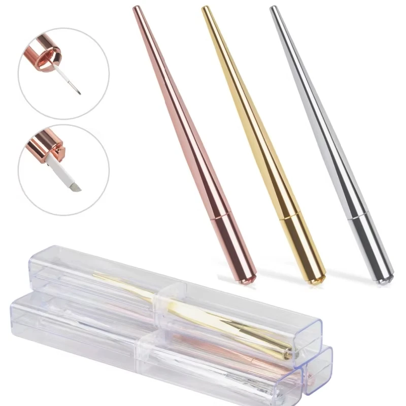 

1 шт., металлическая ручка для микроблейдинга, татуировки Tebori, ручная ручка, универсальная ручка для вышивки бровей, губ, перманентный макияж, аксессуары для татуировки