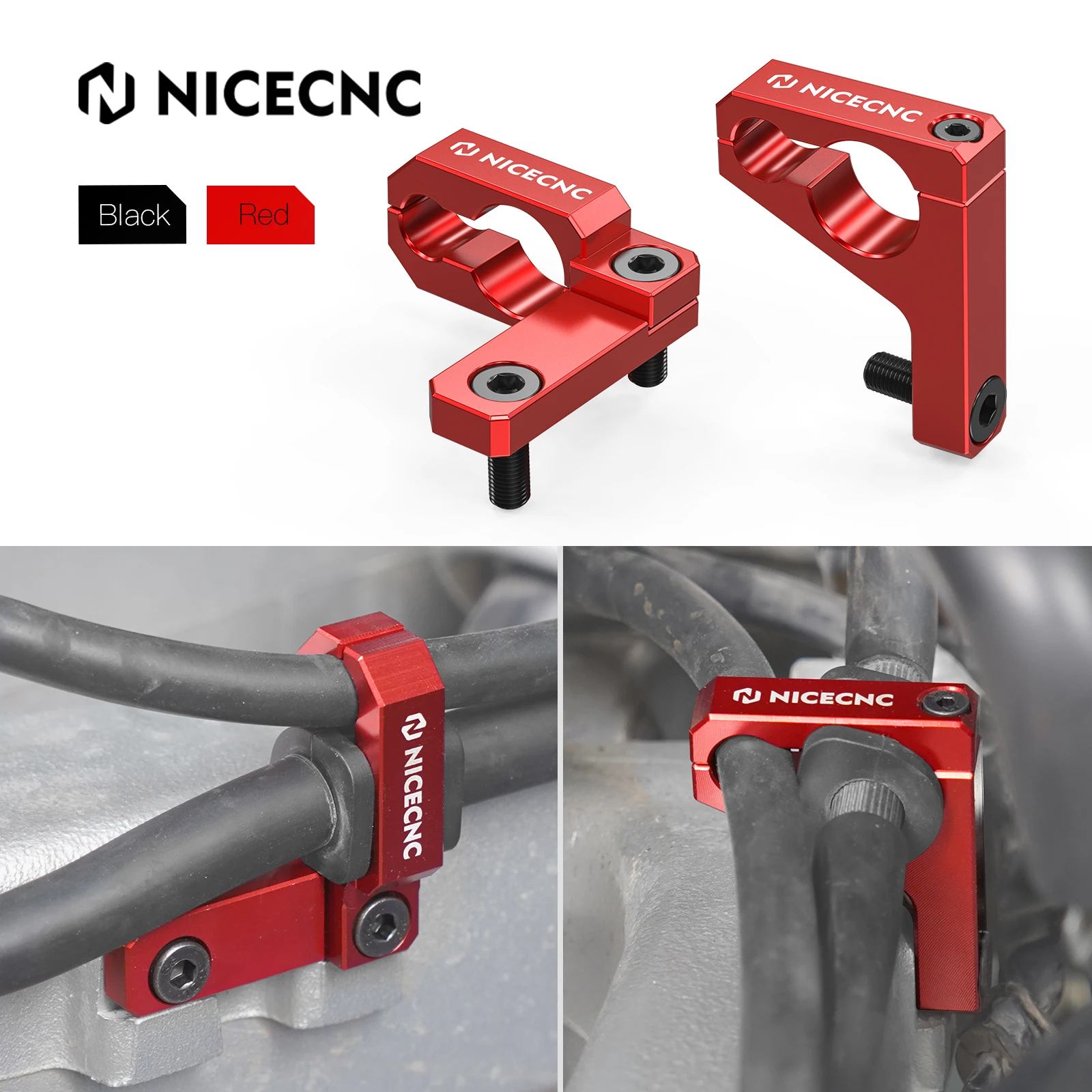 

ATV для HONDA TRX450R задние двойные зажимы тормозной магистрали для TRX 450R 2006-2009 Honda TRX450ER 2006-2014 43462-HP1-600 2007 2012 2008