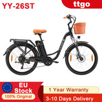 ttgo Electric Bicycle for Men Women with 36V 14.5Ah Battery,E Bike 250W Motor 26\