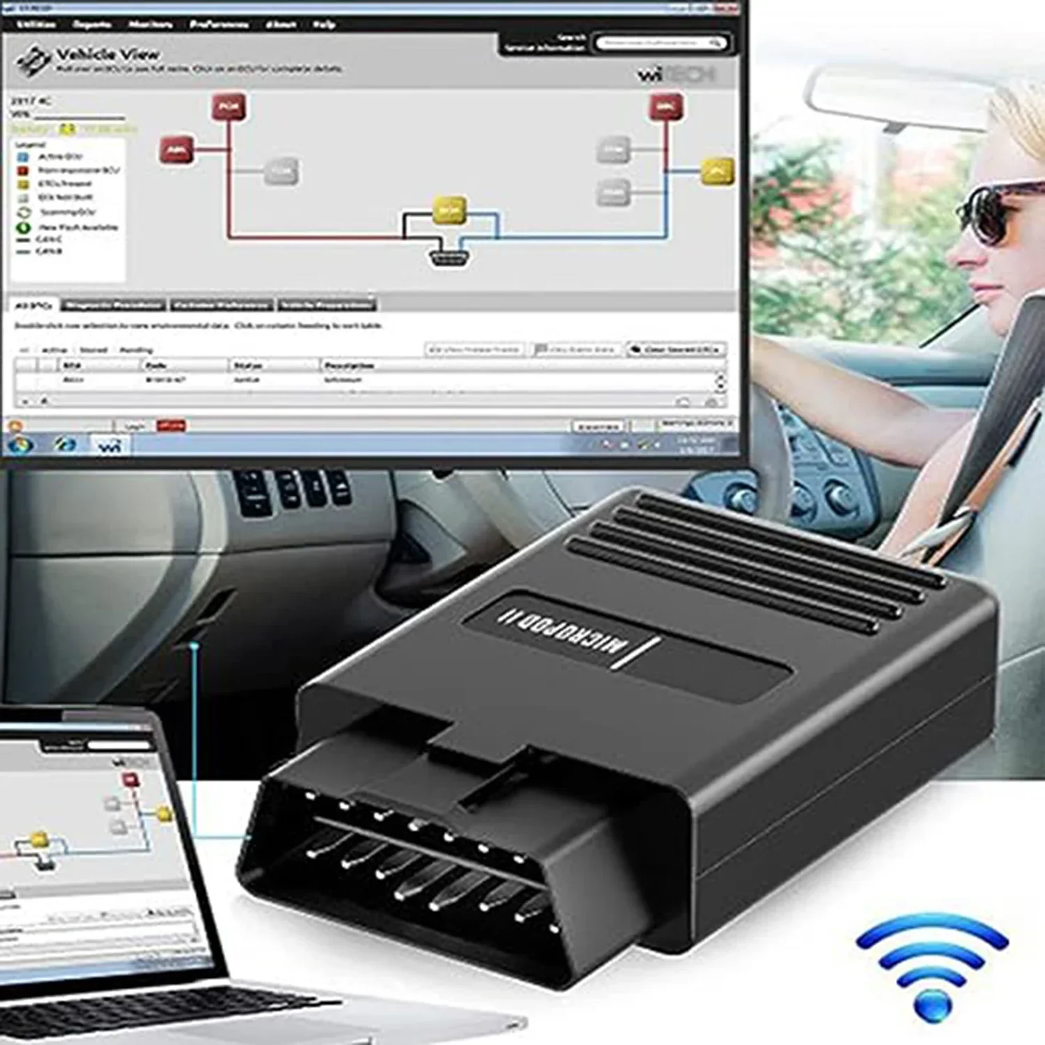 V17.04.27 MicroPod 2 MicroPod II MicroPod2 Scanner for Chrysler for Dod-ge/Je-ep Diagnostics Tool Support Offline Programming