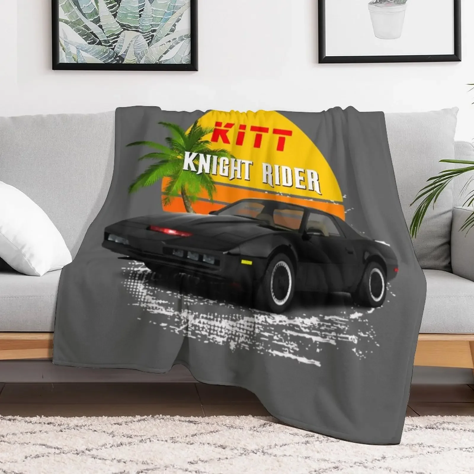 K2000 knight rider Throw Blanket Soft Plush Plaid Decorative Beds Blankets