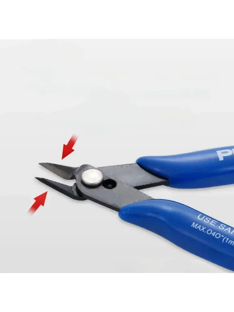 170 ciseaux pince diagonale de qualité industrielle jusqu'à modèle pince à buse bricolage à la main en plastique châle pince électronique