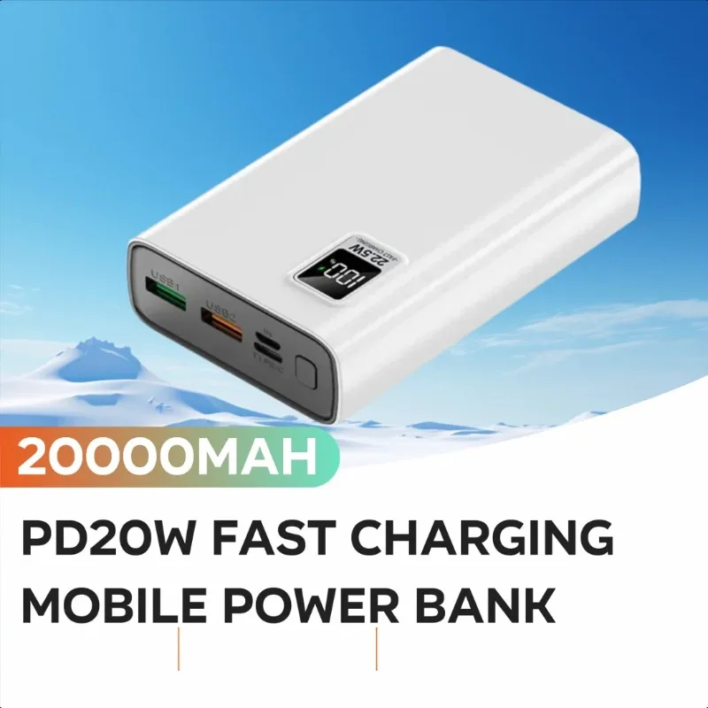 

PD20W Fast Charging Mobile Power Bank 20000mAh Mobile Power Supply