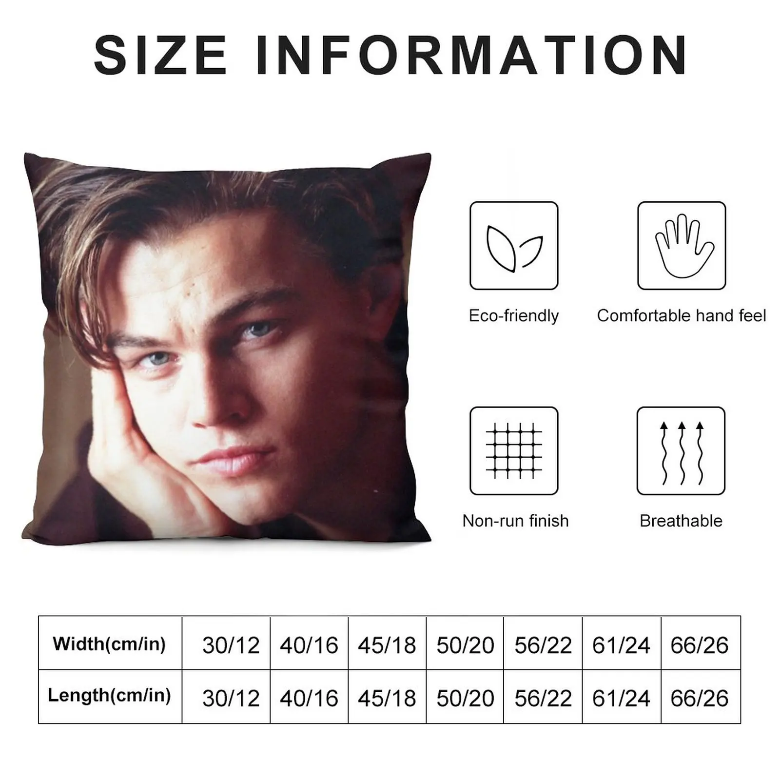 Leonardo DiCaprio Seductive Throw Pillow Sofa Cushions Cover Luxury Pillow Case Couch Cushions