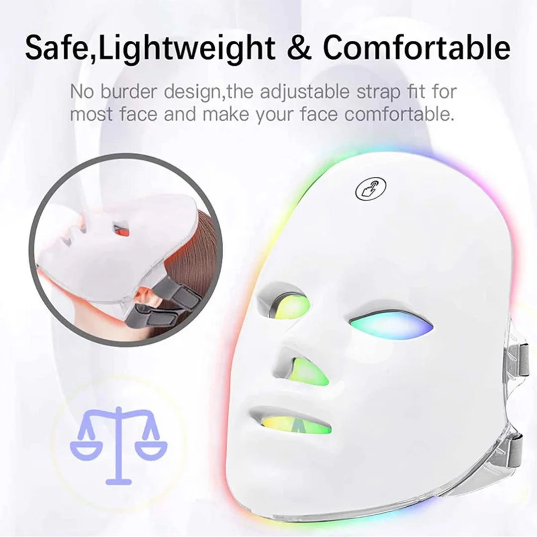 Led Foton Beauty Mask Reparatie Beschadigde Huid Home Face Beauty Instrument Anti Aging Face Lifting Beauty Apparaat