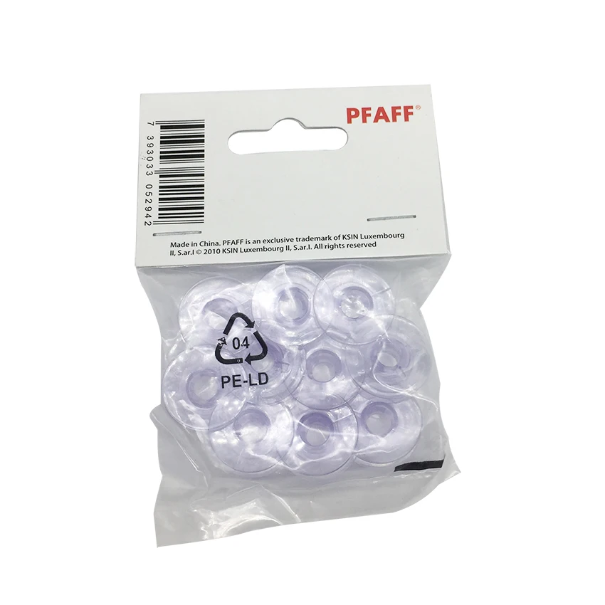 10PCS Plastic Bobbins For Pfaff Expression 2.0, 3.0 & Creative Vision 4.0,5.0 820921-096