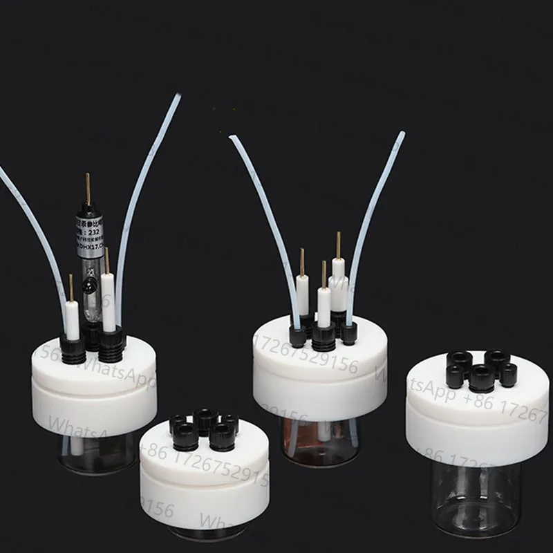 Super sealed quartz electrolytic cell, micro three electrode electrolytic cell 10ml, 20ml, 25ml, 50ml