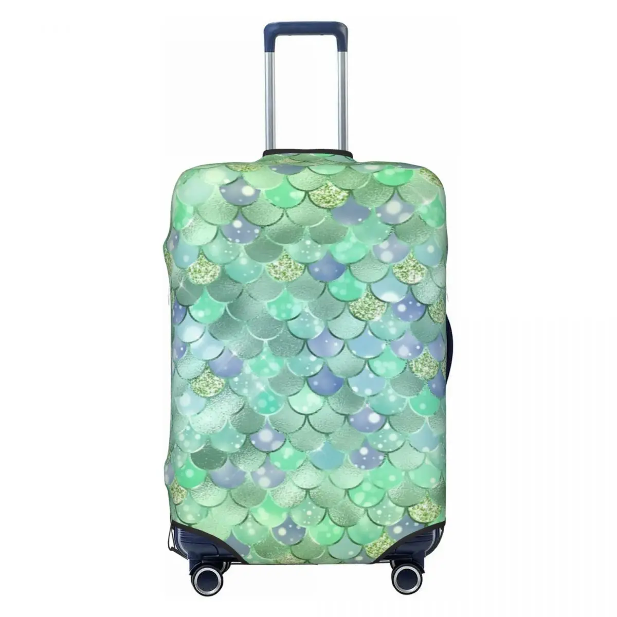 

Mermaid Bokeh Pattern Print Luggage Protective Dust Covers Elastic Waterproof 18-32inch Suitcase Cover Travel Accessories