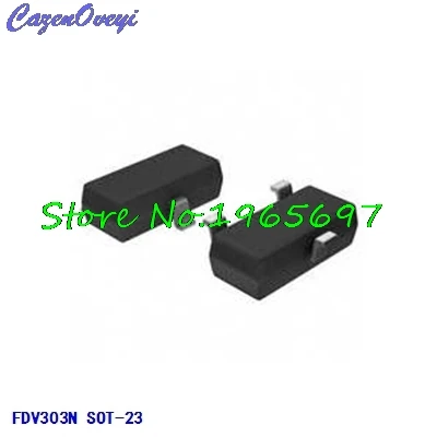 10pcs/lot FDV303N FDV303 SOT-23 In Stock