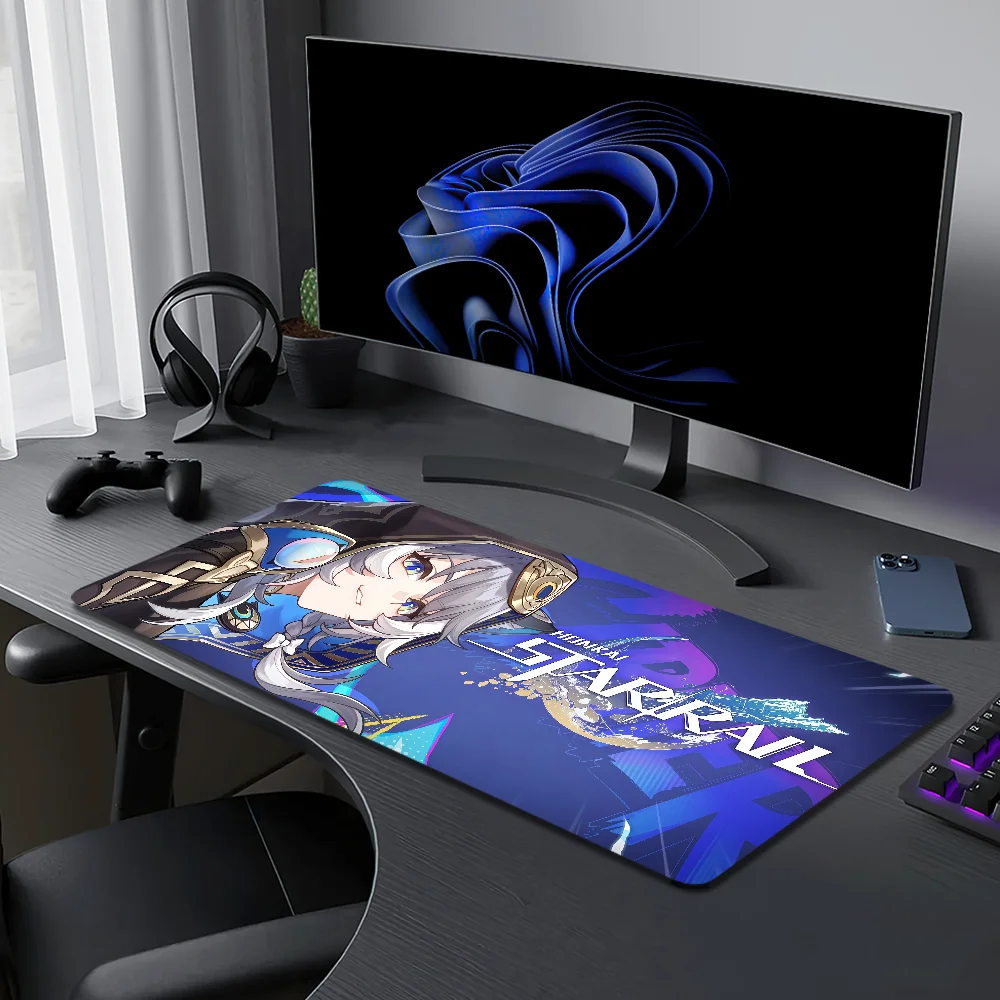 لوحة ماوس سائفر هونكاي ستار ريل كبيرة حصيرة مكتبية لوحة مفاتيح مريحة للمكتب المطاط PC غير قابلة للانزلاق ومضادة للتوتر مخصصة للمنزل بأفضل الأسعار