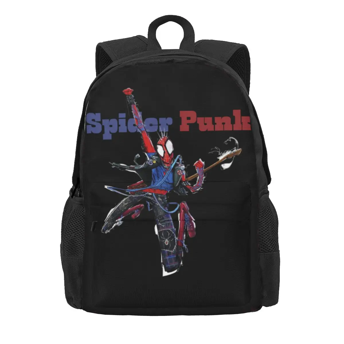 Spider Punk Spiderman Women Backpack Mochila 3D Print Fashion Student School Bag Laptop Kids Large Travel Shoulder Bag