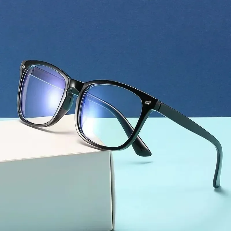 Black Blue Light Glasses for Computer & Gaming - Anti UV Ray Lenses, Scratch-Resistant & Comfort Fit