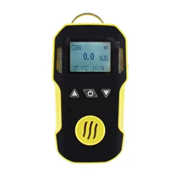 BH-90A 디지털 휴대용 USB 충전식 가스 감지기, C2H4, C2H4 미터, 0-100% LEL