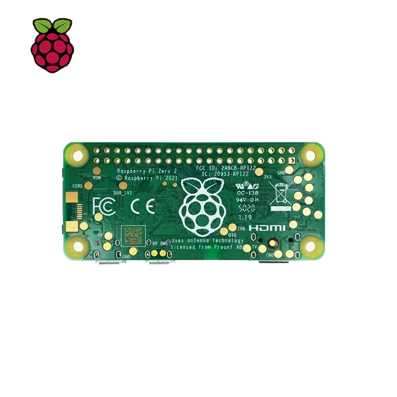 Raspberry Pi Zero 2W 1GHz Quad-core 64-bit Arm Cortex-A53 CPU Pi 0 2 W 512MB SDRAM Bluetooth BLE&WiFi