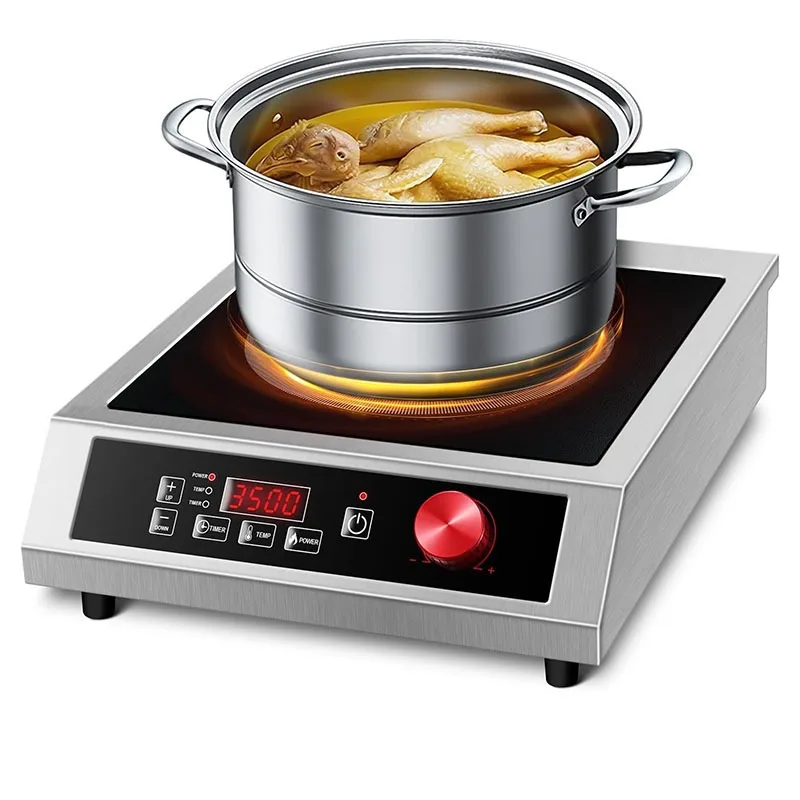

Flat high power induction cooker