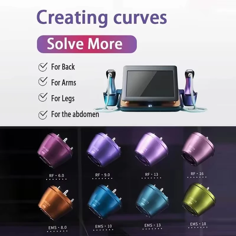 MPTS Novo Corpo Portátil de Esmagamento de Gordura Emagrecimento Redução de Celulite Máquina de Emagrecimento RF EMS 3 em 1 Máquina HIfu