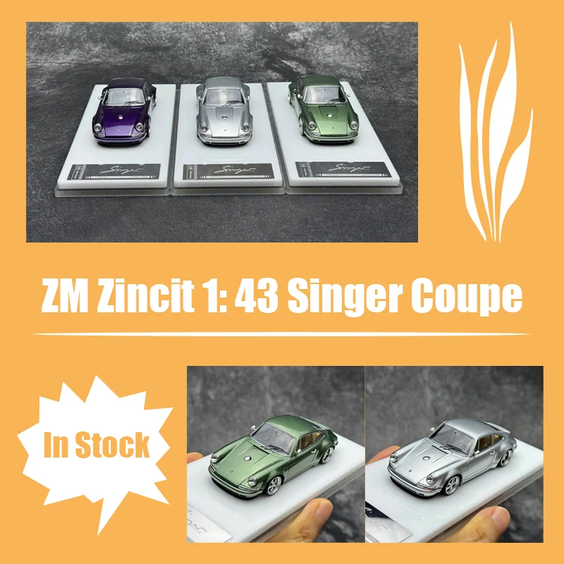 ZM Zincit 1: 43 Scale Singer Coupe Alloy Car Model Static Decoration Collectibles Gift Toys