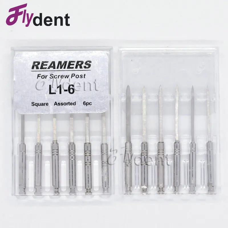 Instrumento dental Metal Reamers Brocas Para Parafuso Post Motor Para Canal Raiz Dentista Ferramenta Dental Clinic Material De Laboratório