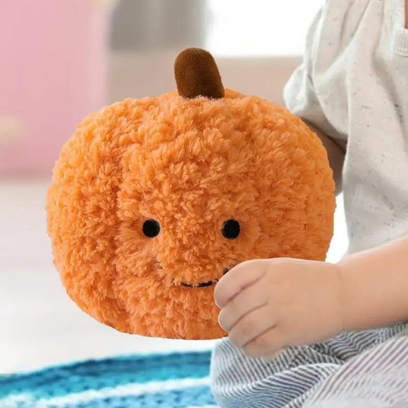 Pumpkin Stuffed Plush Smiling Plush Doll Stuffed Toy Halloween Stuffed Animal Stuffed Doll Toys Creative Adults For Boys Girls