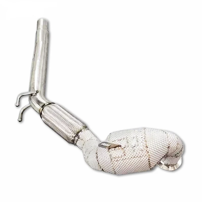 

NEW ARRIVING Stainless Steel Exhaust Pipes Catted Exhaust Downpipe For AUDI A3 1.4T/1.8T/2.0T 2014-2022 Car Exhaust System