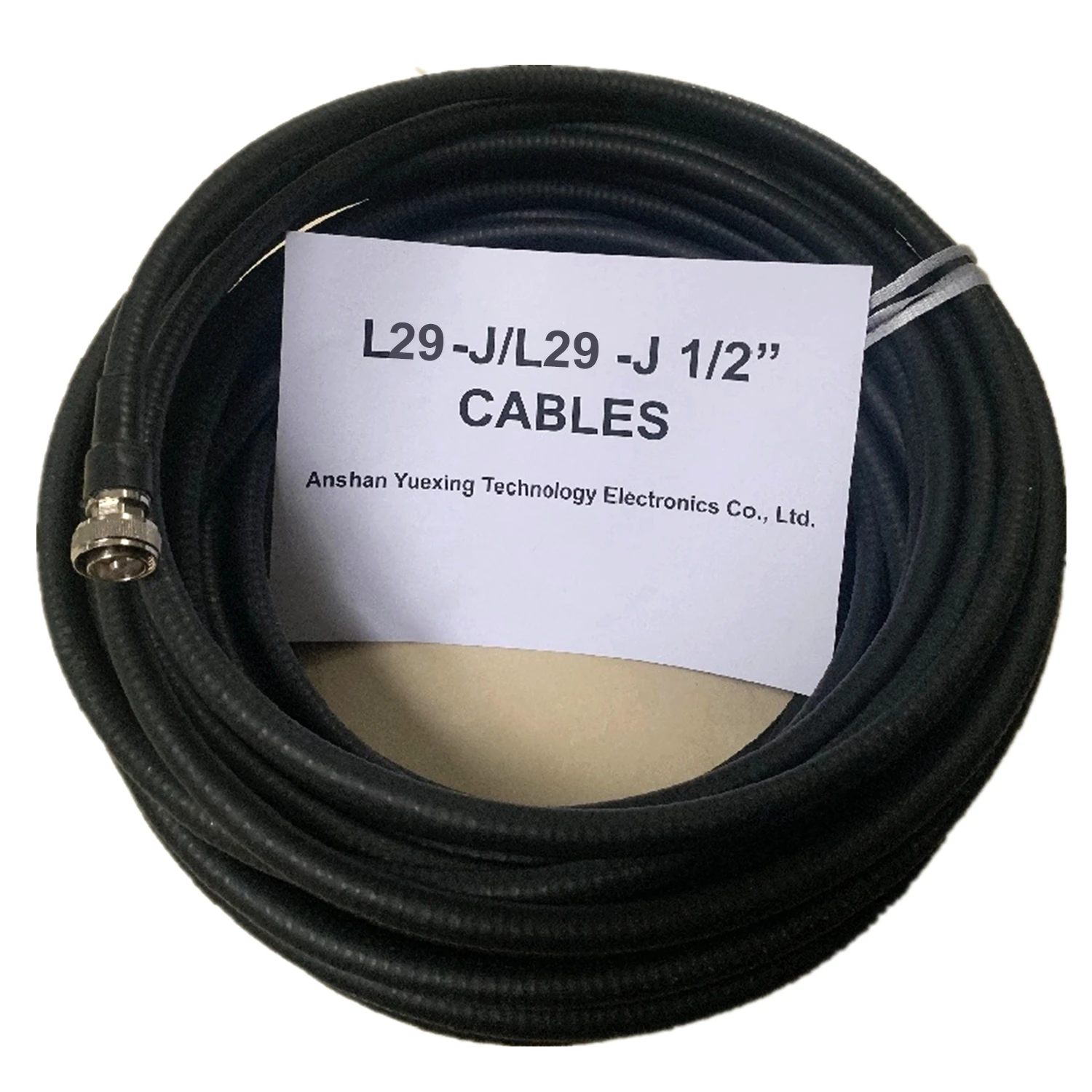 Cable alimentador de 1/2 ", 30 metros con conectores L29 N para transmisor de Radio FM y antena, envío gratis