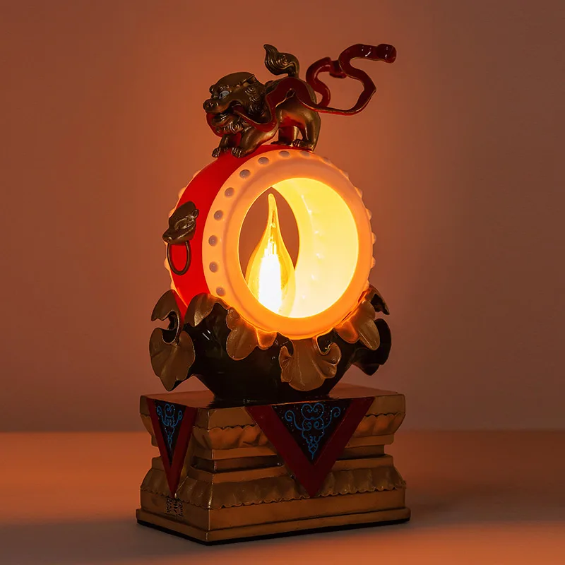 Chinese creative classical ceramic lamps lanterns high end gift lamp high temperature cast copper ceramic table lamp