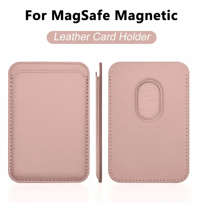 Voor Magsafe Accessoires Magnetische Portemonnee Houder Lederen Case Voor iPhone 13 12 14 15 16 17 Pro Max Kaarthouder telefoon Portemonnee Cover