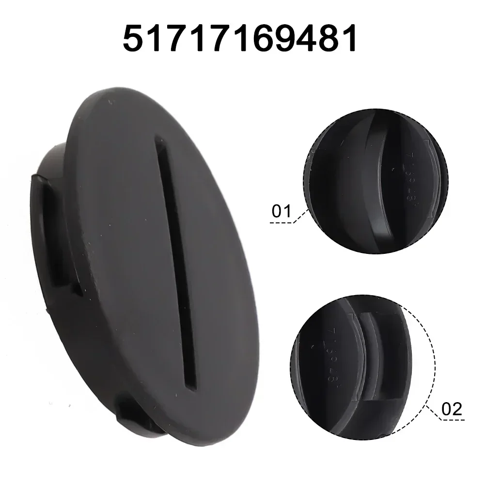 For BMW Windshield Cowl Access Plug Direct Replacement Plug and Play Easy Installation Tested Black Plastic 51717169481