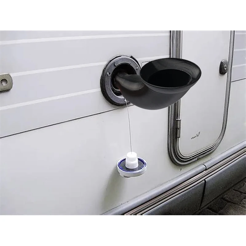

1pc Motorhome Camping Funnel RV Water Filling Funnel For Caravan Accessories Water Tank RV Water Tank Water Inlet Water Funnel