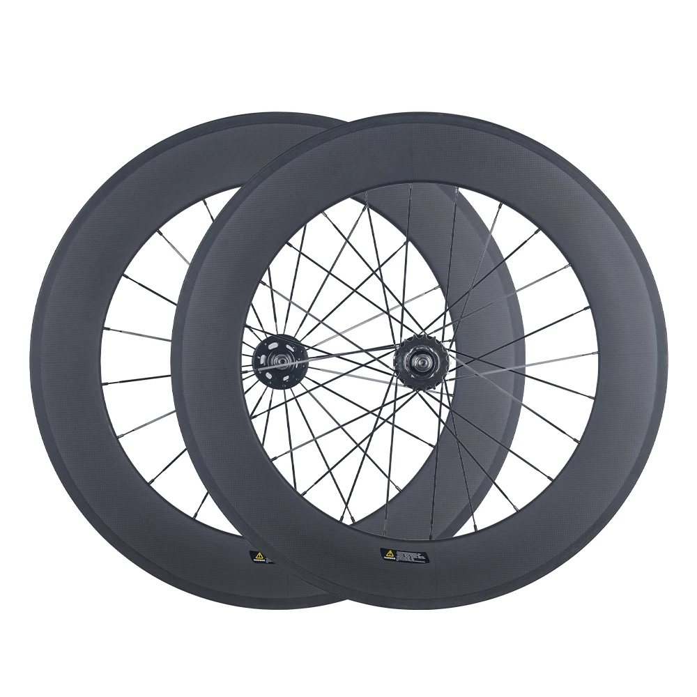 700C Rennrad-Carbon-Laufradsatz für Fixed Gear mit Flip-Flop-Naben von NOVATEC, 38mm 50mm 60mm 88mm Tiefe, 23mm Breite, Clincher-Fahrradlaufradsatz – Detail 21