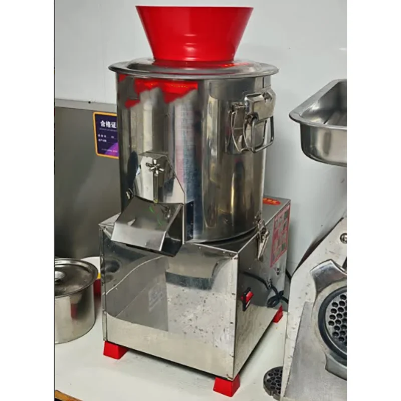 New Commercial Fully Automatic Root and Stem Vegetable Potato Onion Shredder/Fresh Meat Celery Bean and Vegetable Mincing Machin