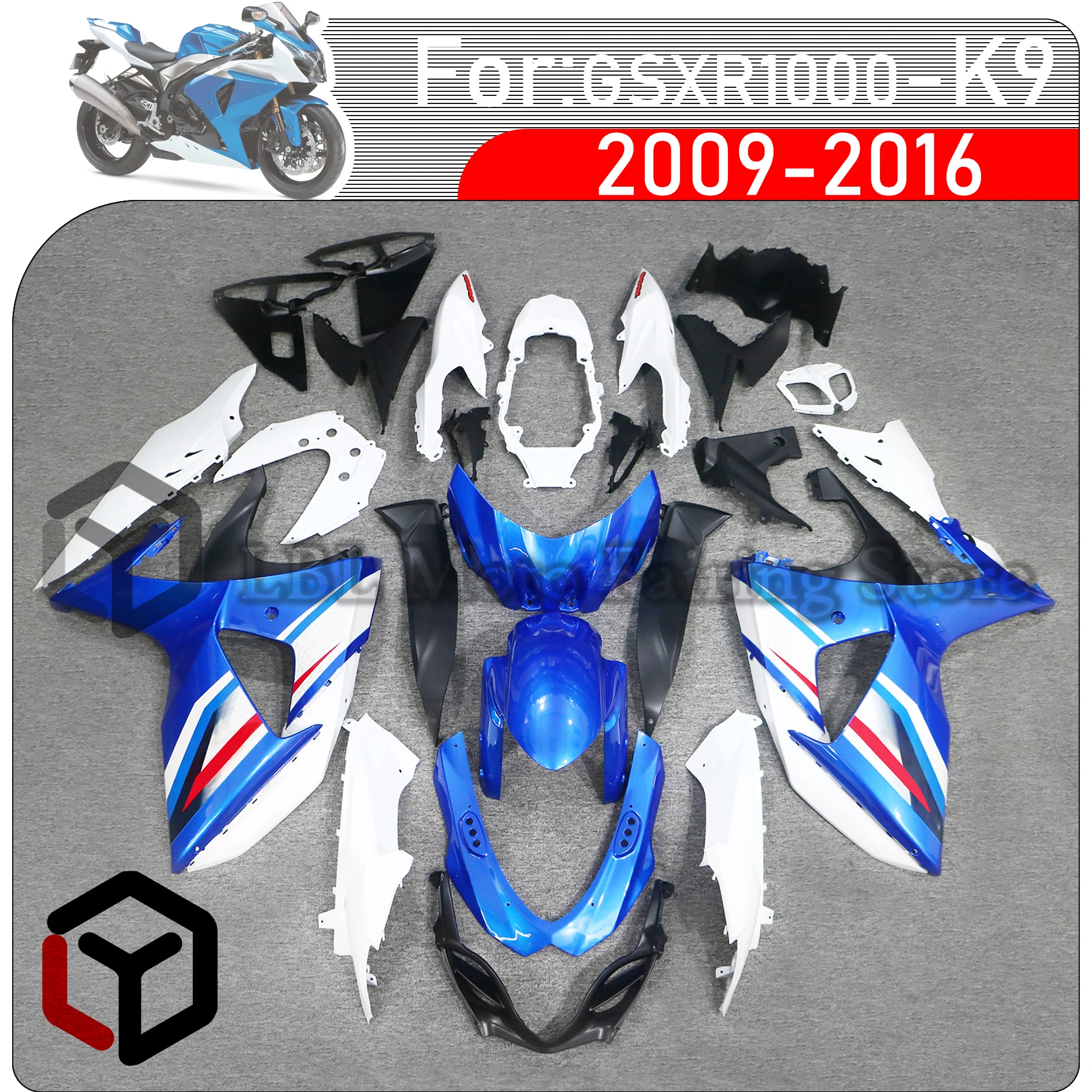 For SUZUKI GSXR-1000 GSXR1000 K9 2009 - 2016 Motorcycle Full Body Fit Fairing For SUZUKI GSXR 1000 K9 2009 - 2016 Full Fairing