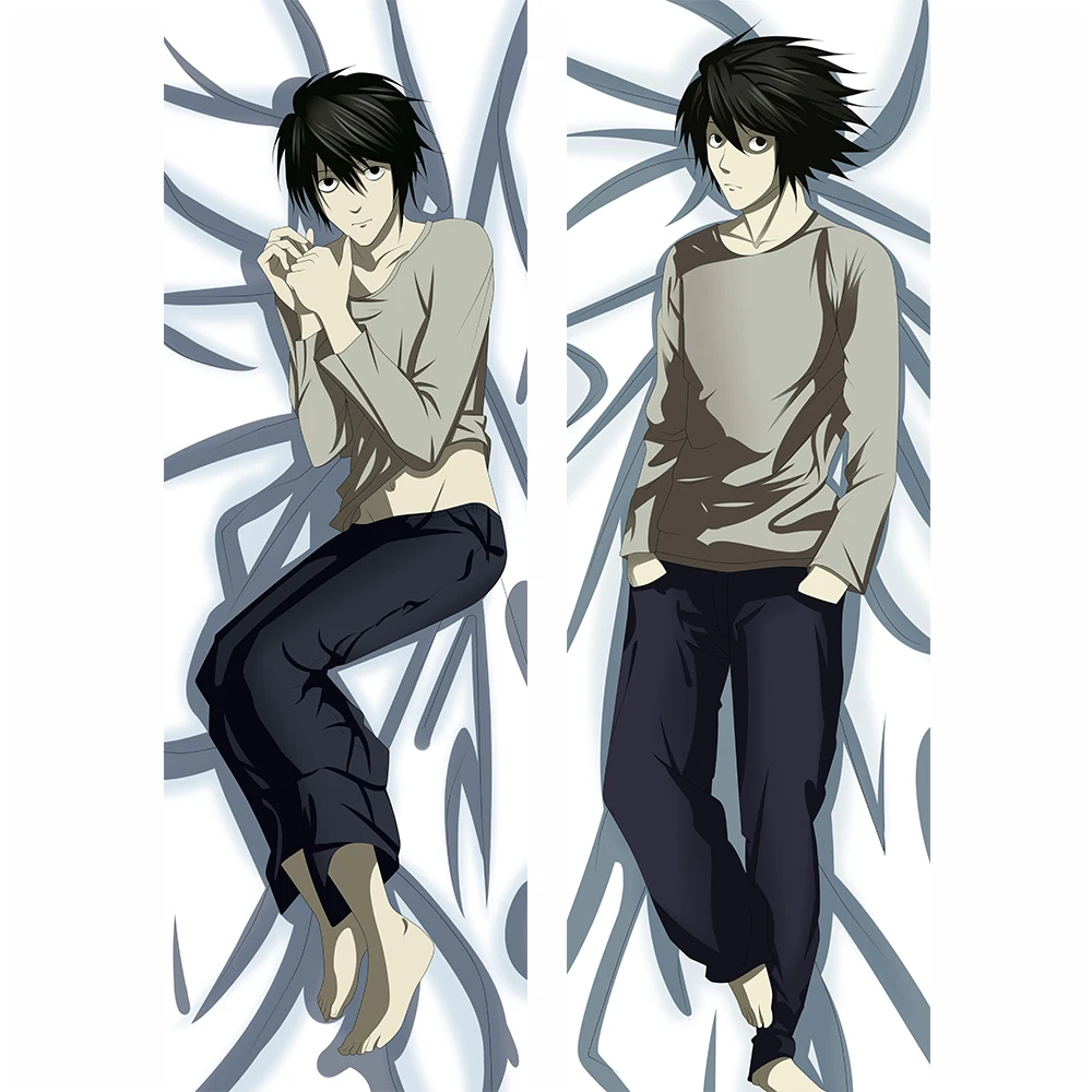 Dakimakura Anime Lawliet Yagami Light Pillow Cover Case Double Side Print Home Bedding Hugging Body Decorative Pillowcase 