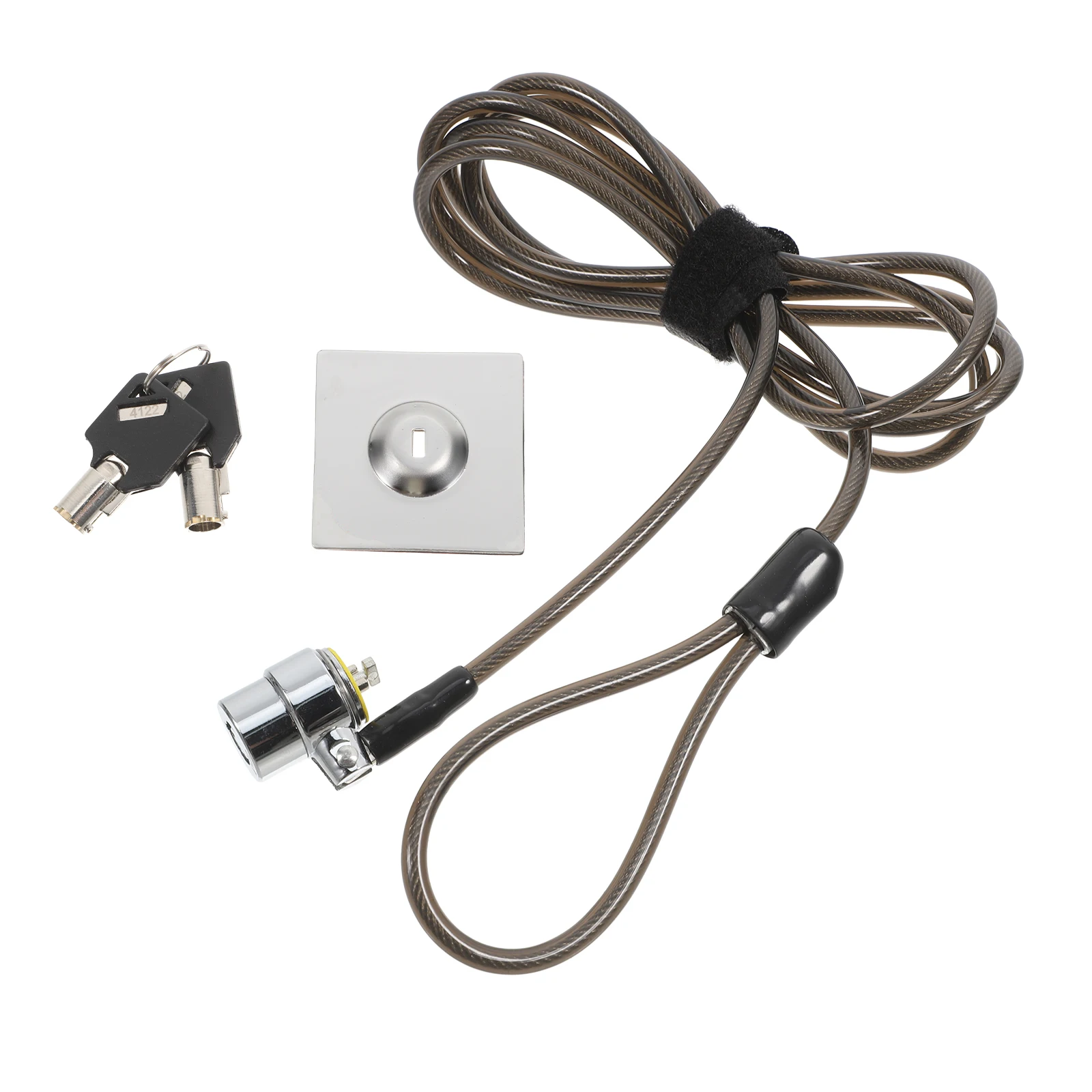 

Extended Steel Cable Lock Zinc Alloy Laptop Desktop Universal Security Notebook Computer Black Anti Theft PC Lock