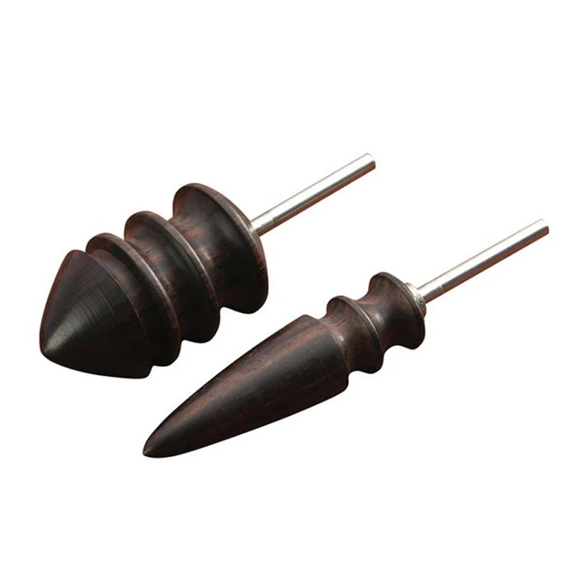 Leather Edge Electric Polishing Machine Bit Leather Craft Tools Sandalwood Head Leather Burnisher DIY Leather Grinding Tool